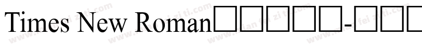 Times New Roman新罗马字体字体转换